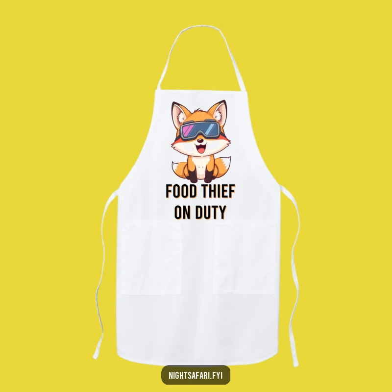 Funny Fox Night Vision Apron: Sneak Around The Kitchen With Giggling Style Gift