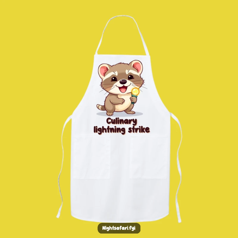 Funny Civet Headlamp Apron - Cook with Delighted Energy