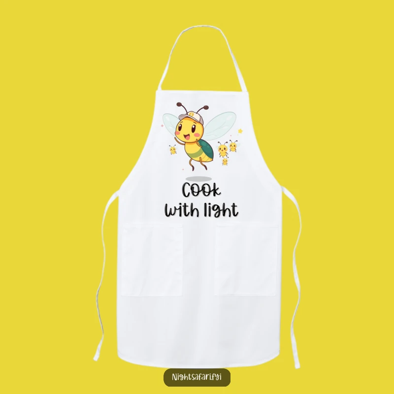Funny Firefly Parade Apron: Cook with Brightness!