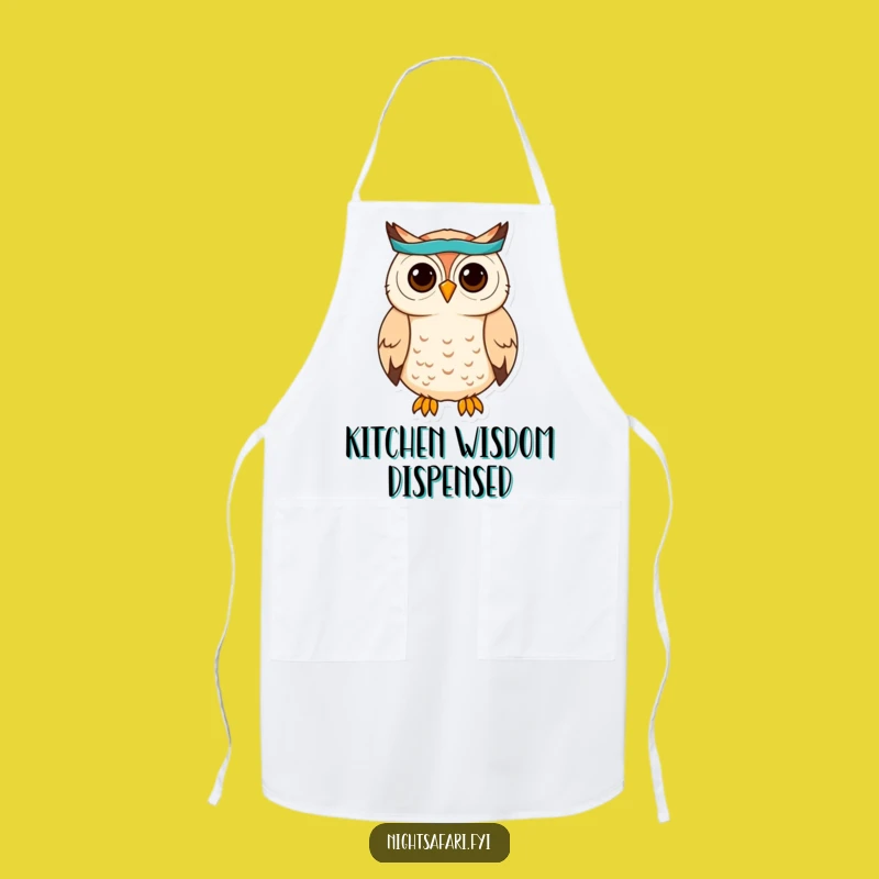 Funny Owl Headband Apron: Hoot Your Way Through Cooking With Style Gift