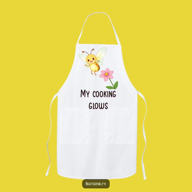Funny Firefly Glow Apron: Cook with Dancing Light and Joy
