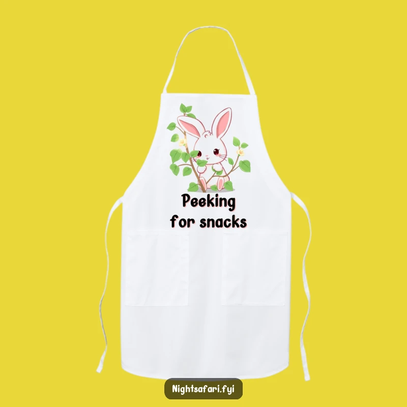 Funny Cute Bunny Apron: Cook with Hilarious Luminous Vine Fun!