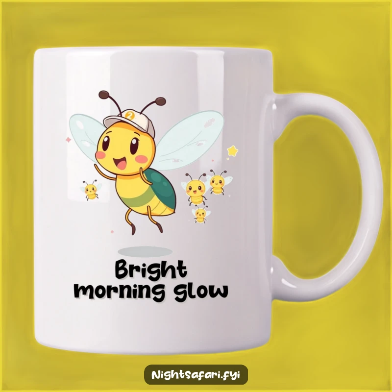 Funny Firefly Parade Mug: Lead the Way with Brightness Gift!
