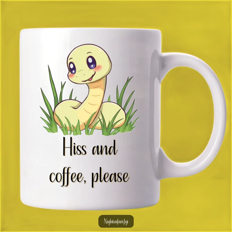 Funny Glowing Snake Mug - Hilarious Reptile Gift for Snake Lovers