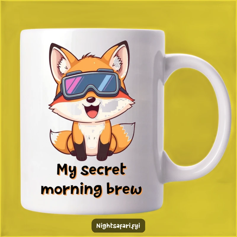 Funny Fox Night Vision Mug: Giggling Spy Is A Perfect Funny Gift For Sneaky Fun
