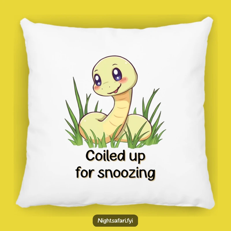 Funny Snake Pillow - Cozy Glowing Eyes Cushion, Perfect Funny Gift