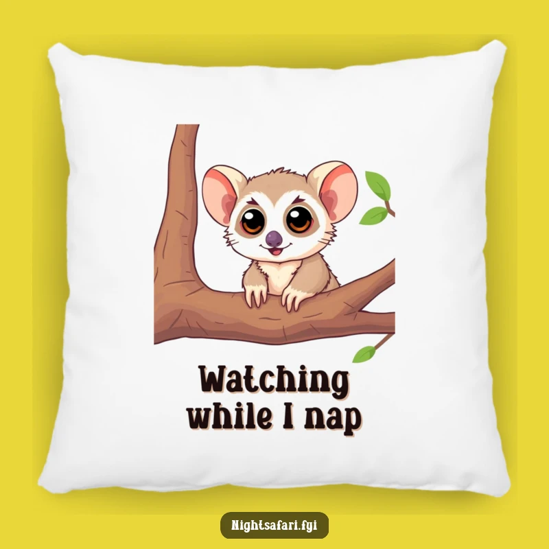 Funny Tarsier Large Eyes Pillow: Cozy Comfort with a Playful Touch