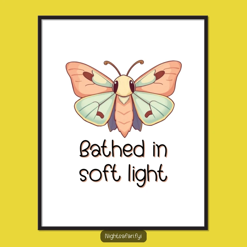 Funny Curious Moth Digital Art: Hilarious Light-Drawn Graphic for Instant Charm!