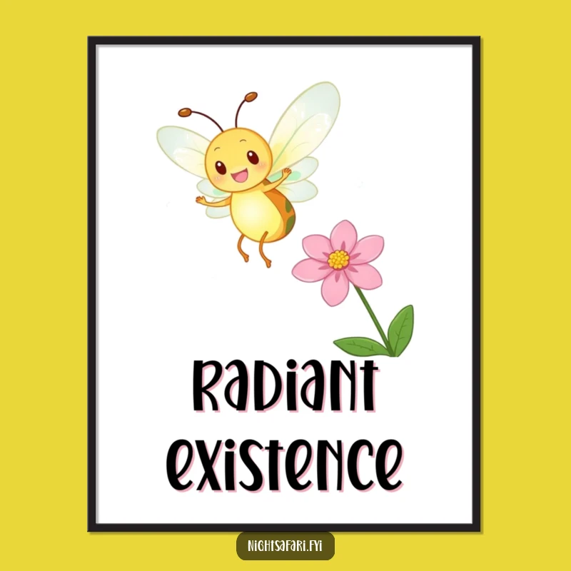 Funny Firefly Glow Digital Art: Instant Enchanting Charm