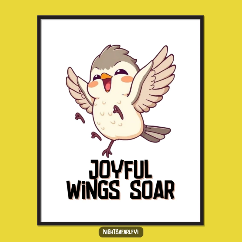 Instant Funny Nightjar Download: Giggling Bird Art for Digital Joy