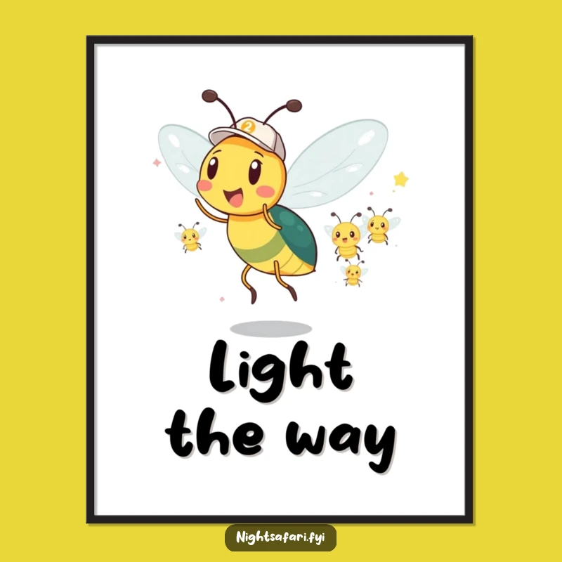 Funny Firefly Parade Poster: Illuminate Your Walls!