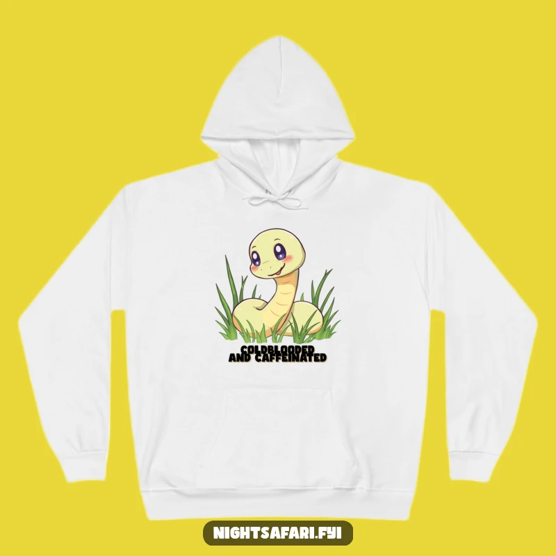 Funny Glowing Snake Hoodie - Cozy Reptile Wear, Your New Favorite Funny Gift