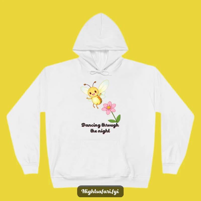 Funny Firefly Glow Hoodie: Cozy Comfort with a Dancing Light