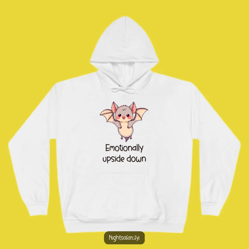 Funny Bat Hoodie - Cozy Flying Creature Wear, Your New Favorite Funny Gift