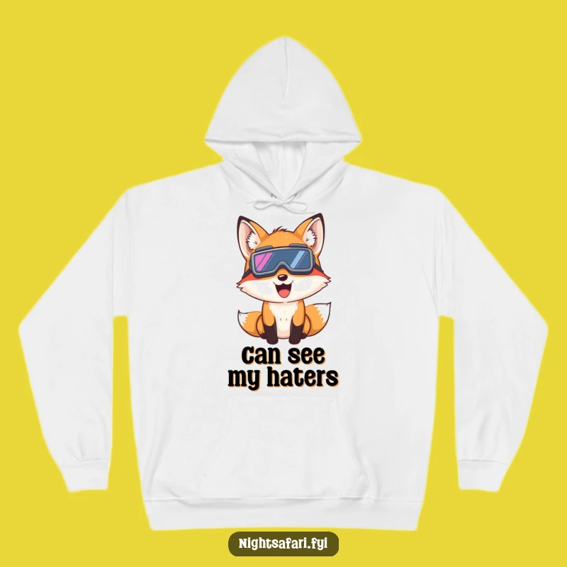 Funny Fox Night Vision Hoodie: Stay Cozy While You Spy With This Fun Gift
