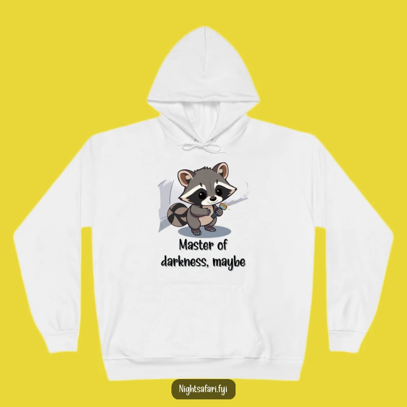 Funny Raccoon Hoodie: Cozy Explorer of the Night, Ultimate Funny Gift
