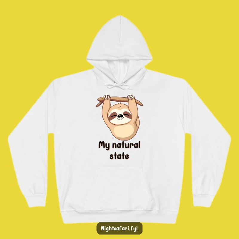 Funny Sloth Hoodie: Cozy Sleepy Wink - Ultimate Funny Gift