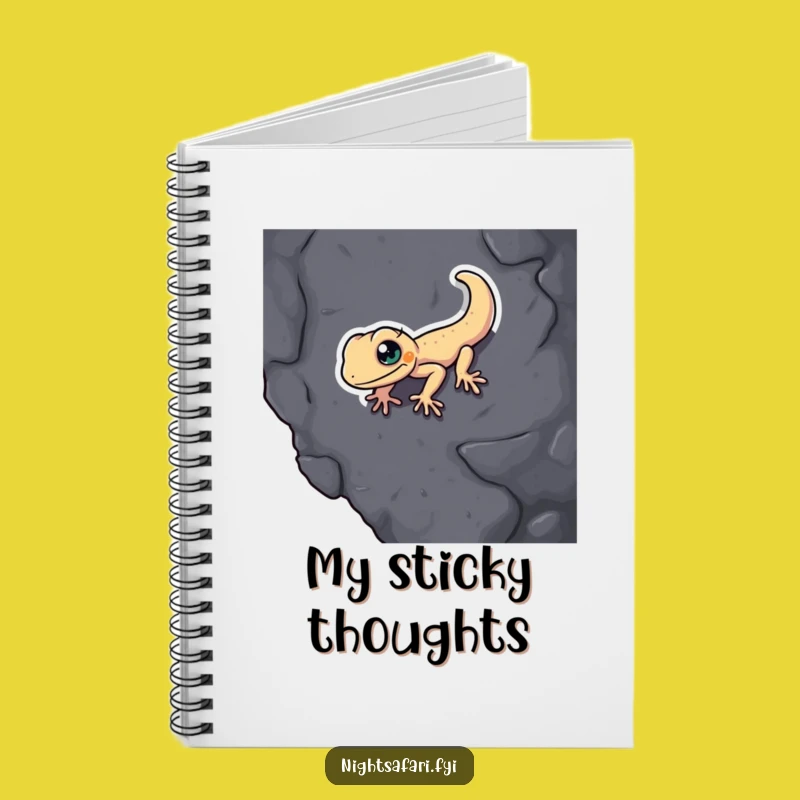 Funny Gecko Notebook: Jot Down Ideas with Hilarious Determination, Perfect Funny Gift