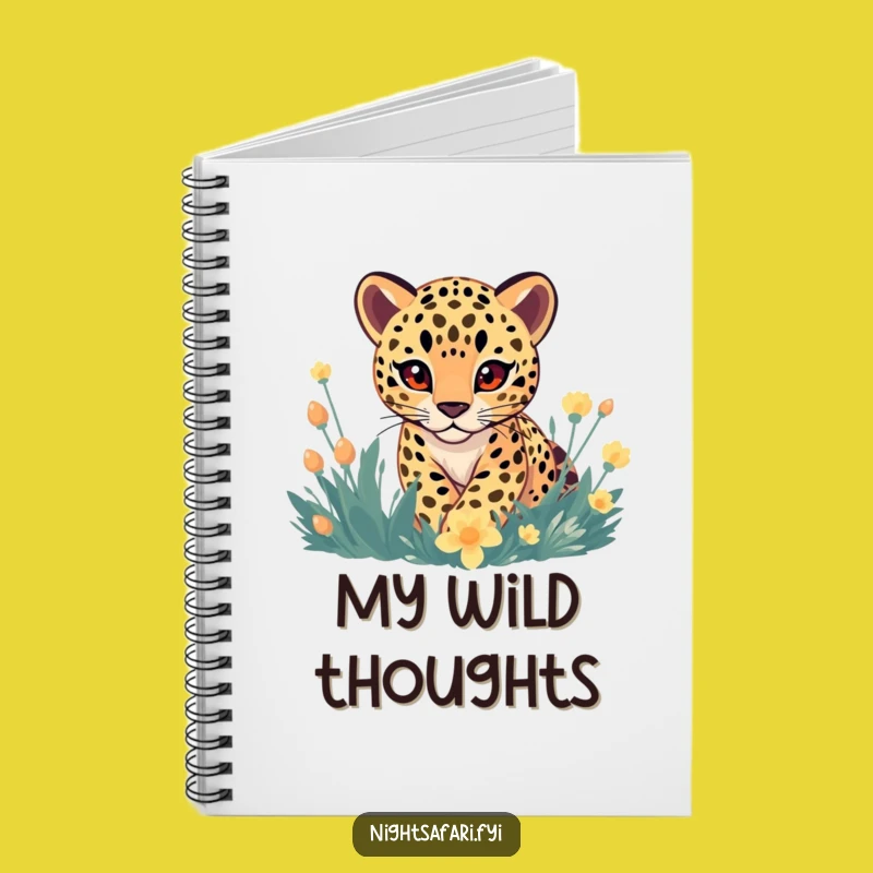 Funny Gentle Leopard Notebook: Jot Down Ideas with Playful Jungle Notes!
