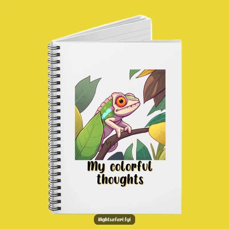 Funny Chameleon Notebook: Determined Disguise Journal for Your Notes