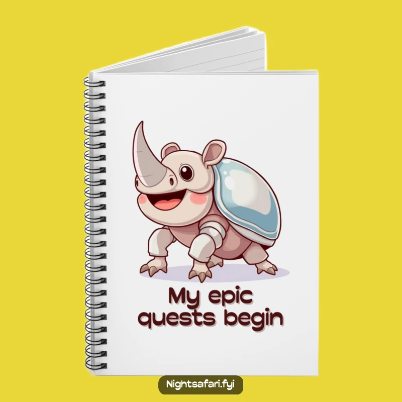 Funny Rhinoceros Beetle Notebook A Strong Gift For Determined Writers