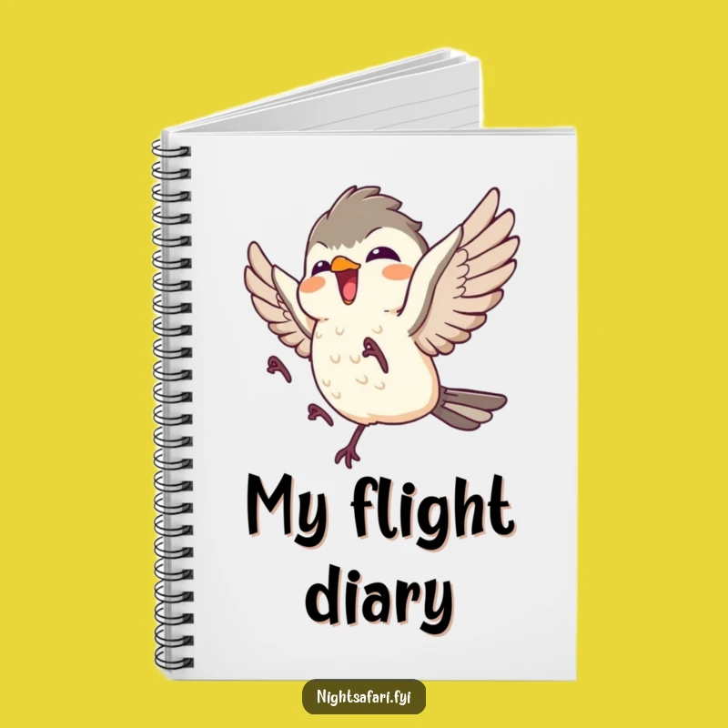 Funny Nightjar Notebook: Giggling Bird Journal for Ideas and Fun