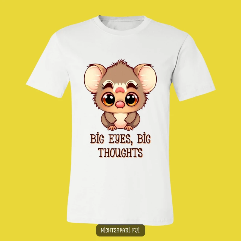 Funny Tarsier T-Shirt: Wide-Eyed Wonder Tee for Playful Souls