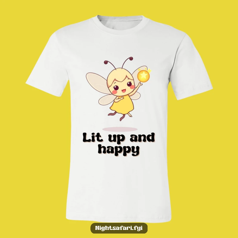 Funny Firefly Orb T-Shirt: Playful Nature Humor Tee, Unique Funny Gift