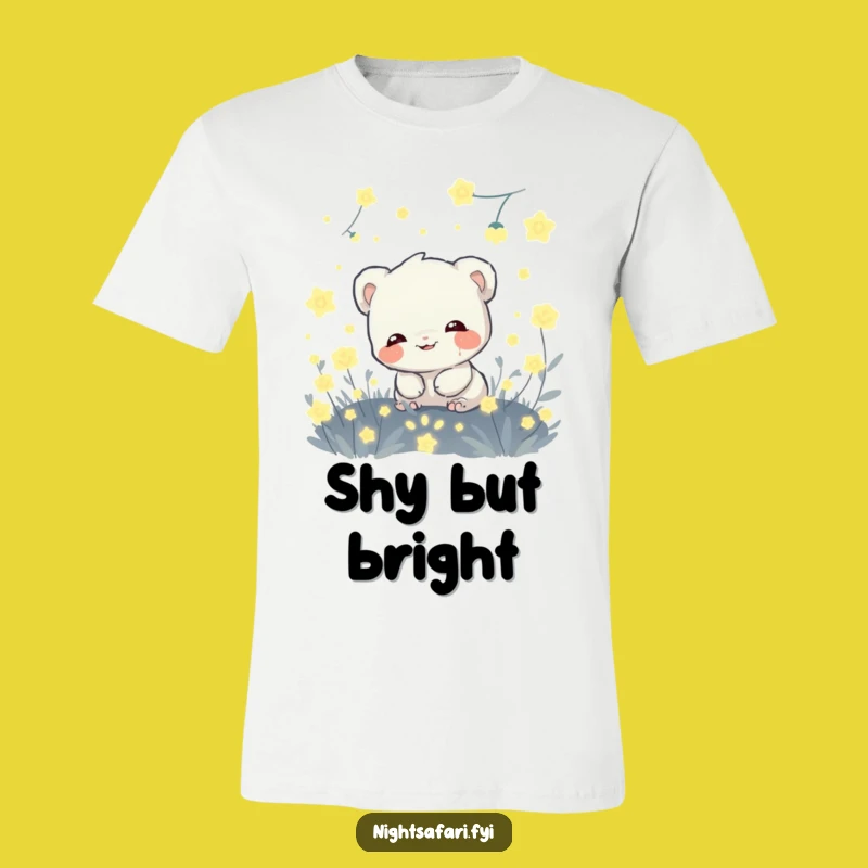 Funny Giggling Shy Creature T-Shirt - Firefly Hideaway Gift