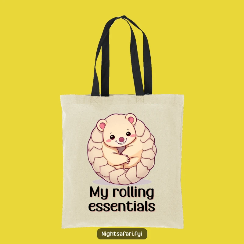 Funny Pangolin Tote Bag: Playful & Practical Carry-All for Daily Errands