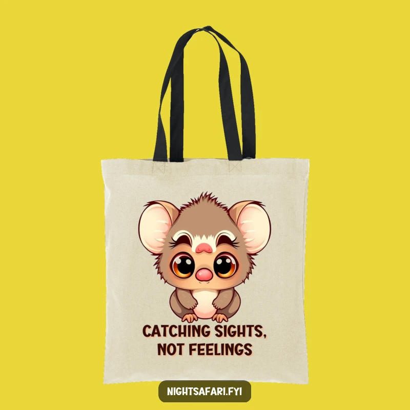 Funny Tarsier Tote Bag: Carry Your Curiosity Everywhere